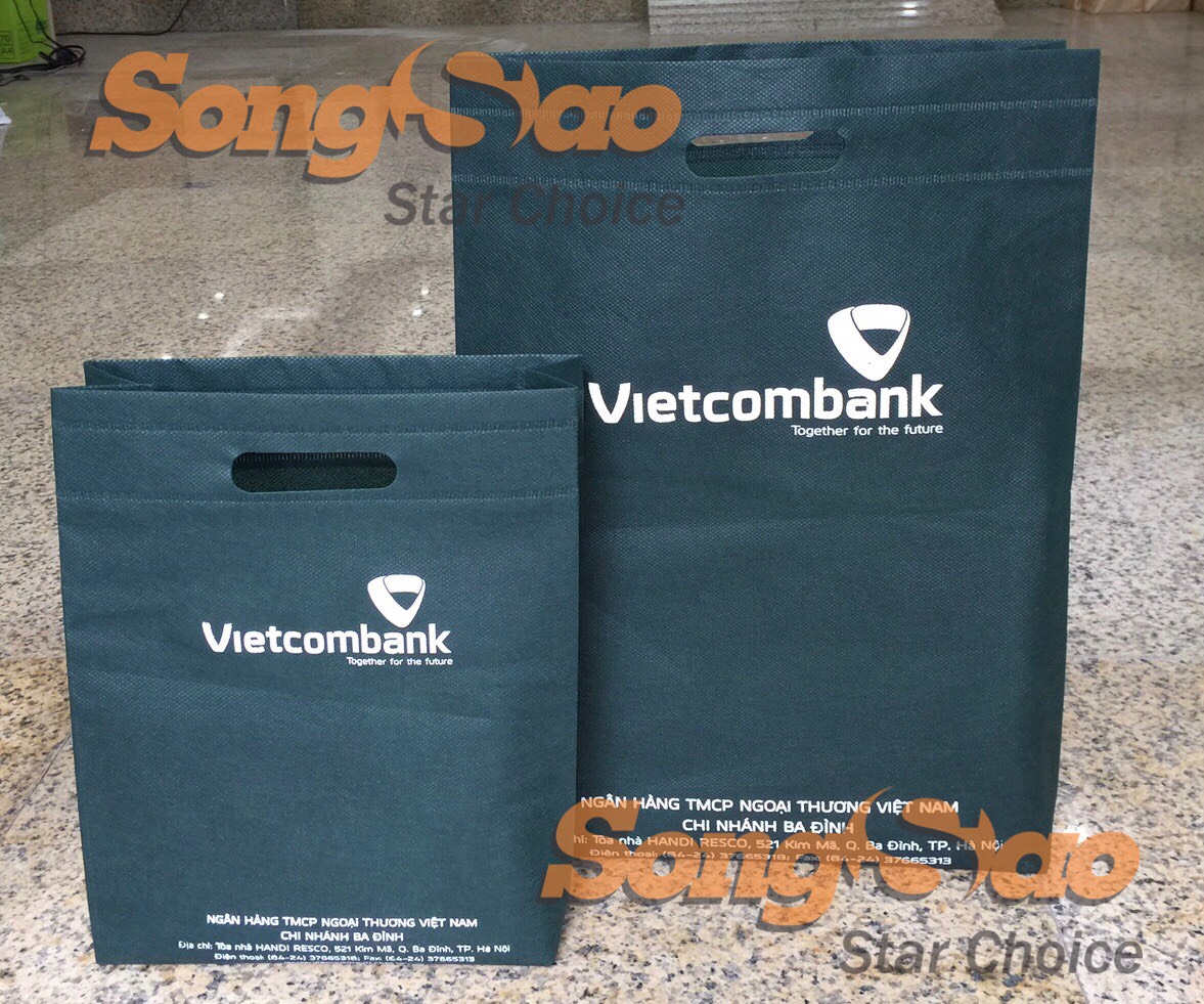 Túi vải không dệt in Vietcombank